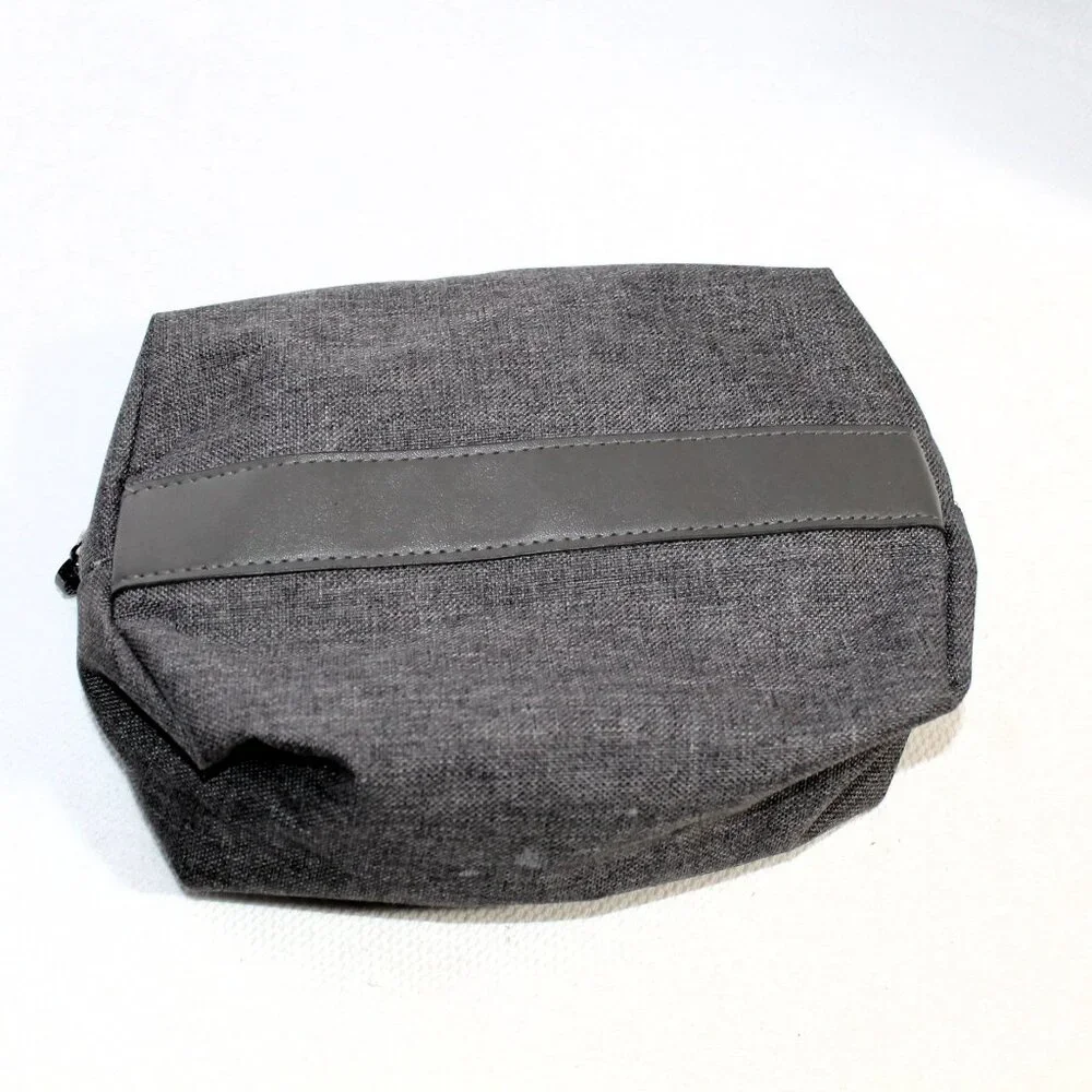 BVLGARI Bulgari Gray Cosmetic Travel Bag